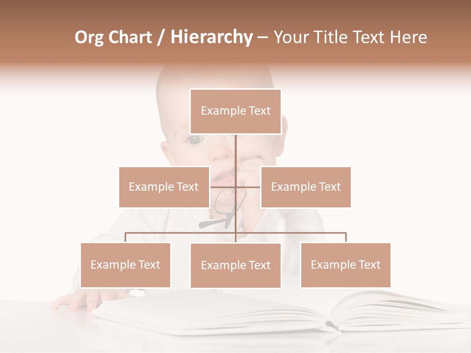 Isolated Infant Human PowerPoint Template