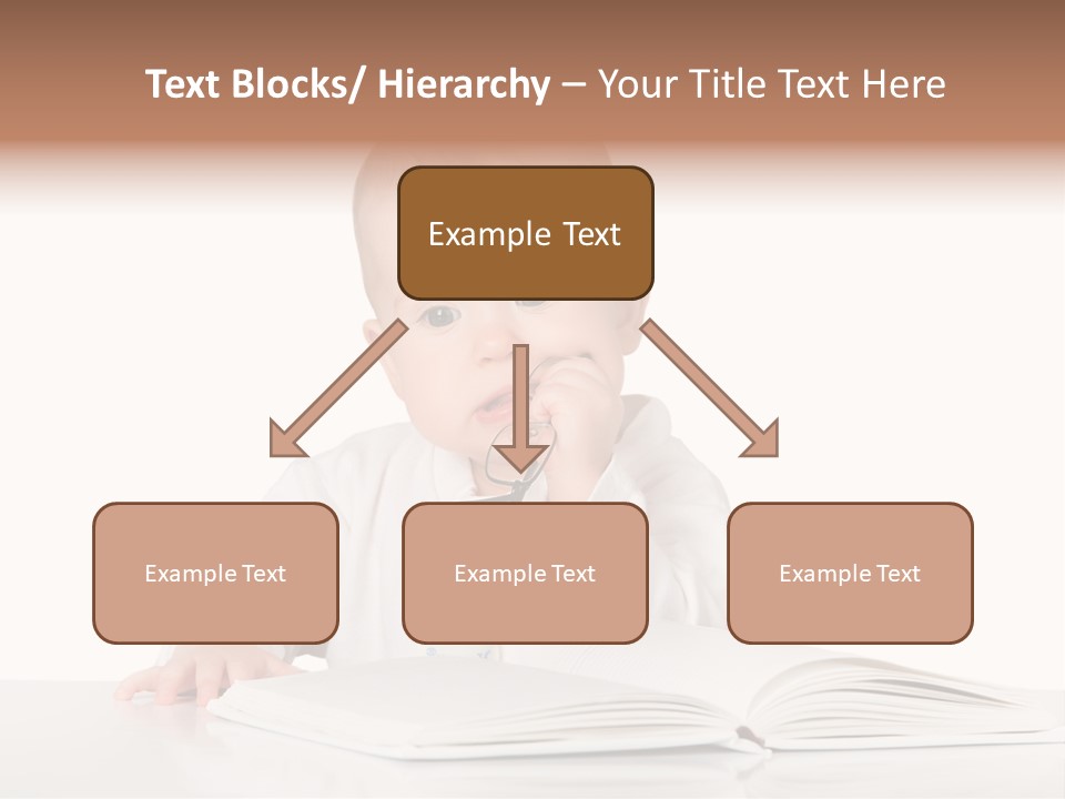 Isolated Infant Human PowerPoint Template