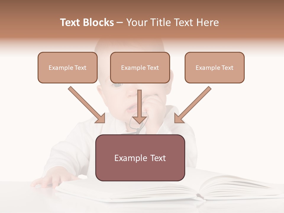 Isolated Infant Human PowerPoint Template