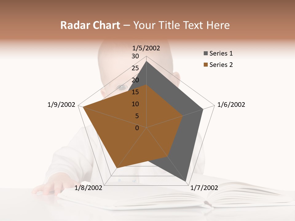 Isolated Infant Human PowerPoint Template