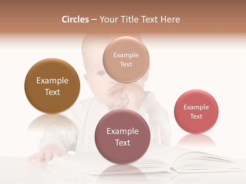 Isolated Infant Human PowerPoint Template