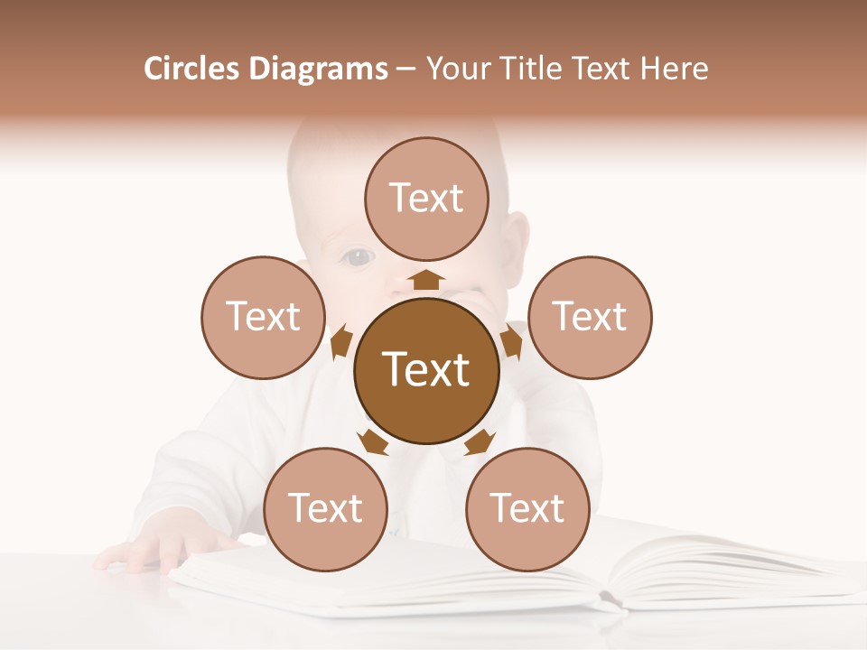 Isolated Infant Human PowerPoint Template