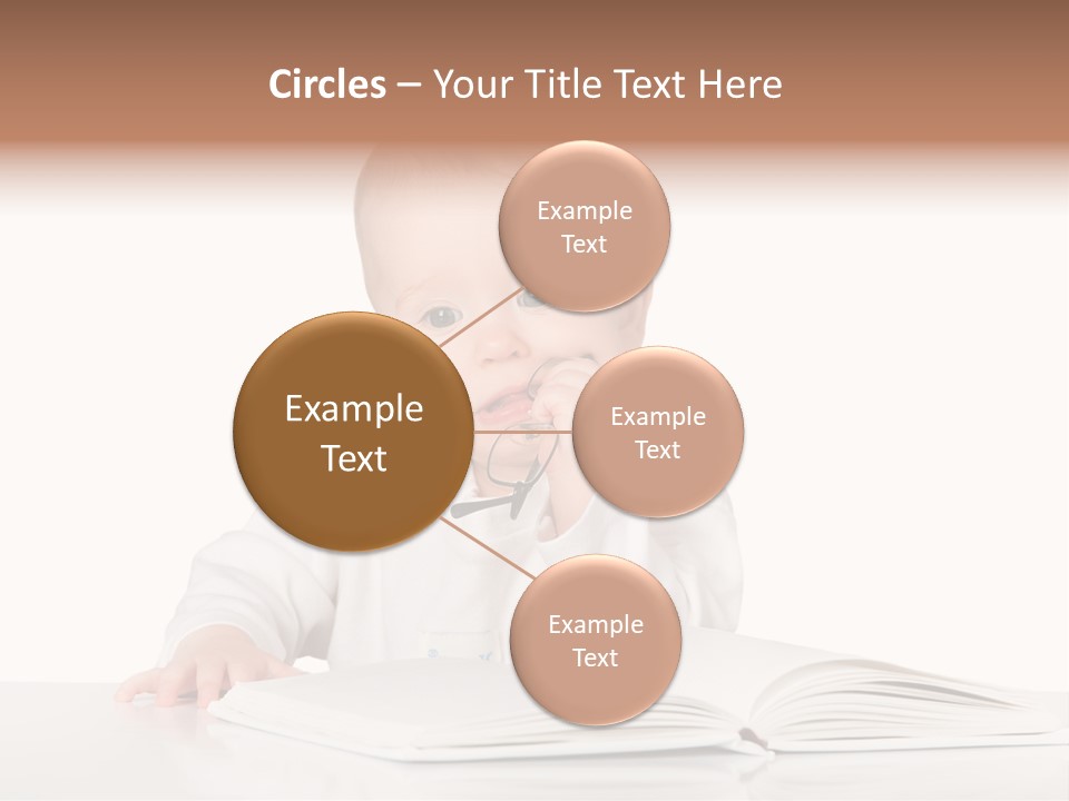 Isolated Infant Human PowerPoint Template