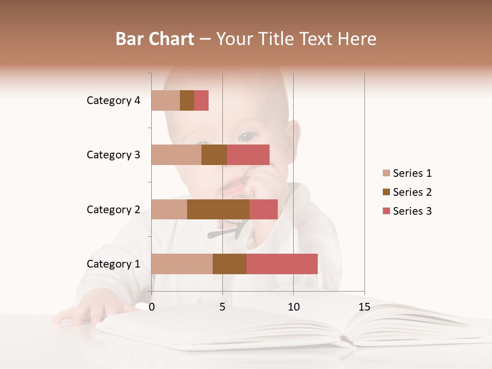 Isolated Infant Human PowerPoint Template