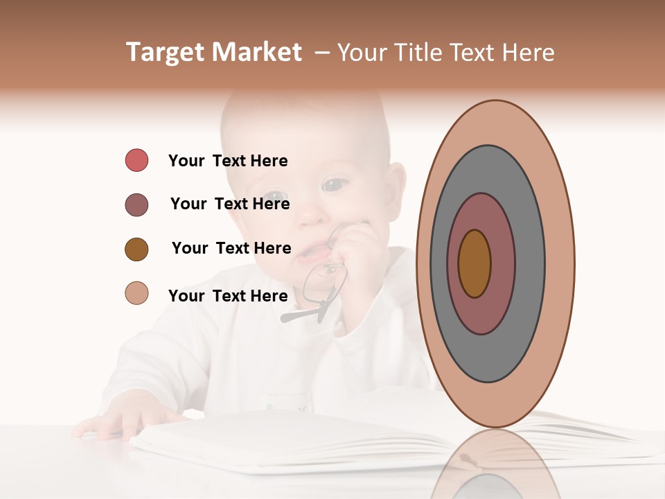 Isolated Infant Human PowerPoint Template