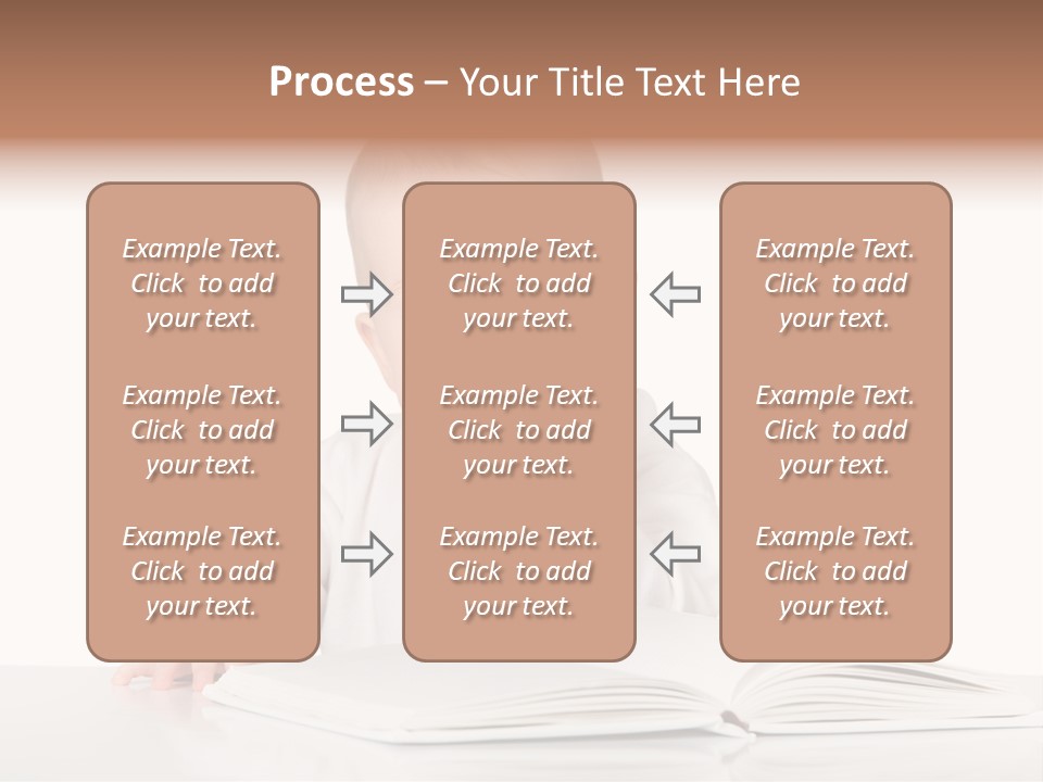 Isolated Infant Human PowerPoint Template