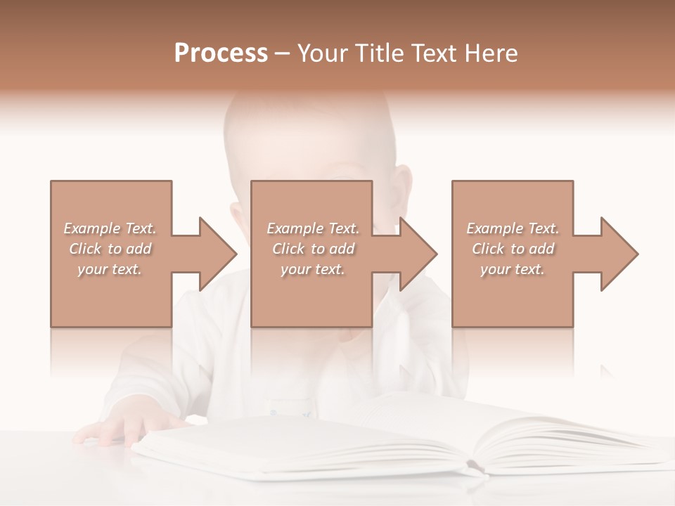 Isolated Infant Human PowerPoint Template