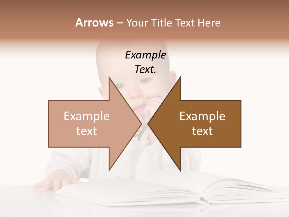 Isolated Infant Human PowerPoint Template