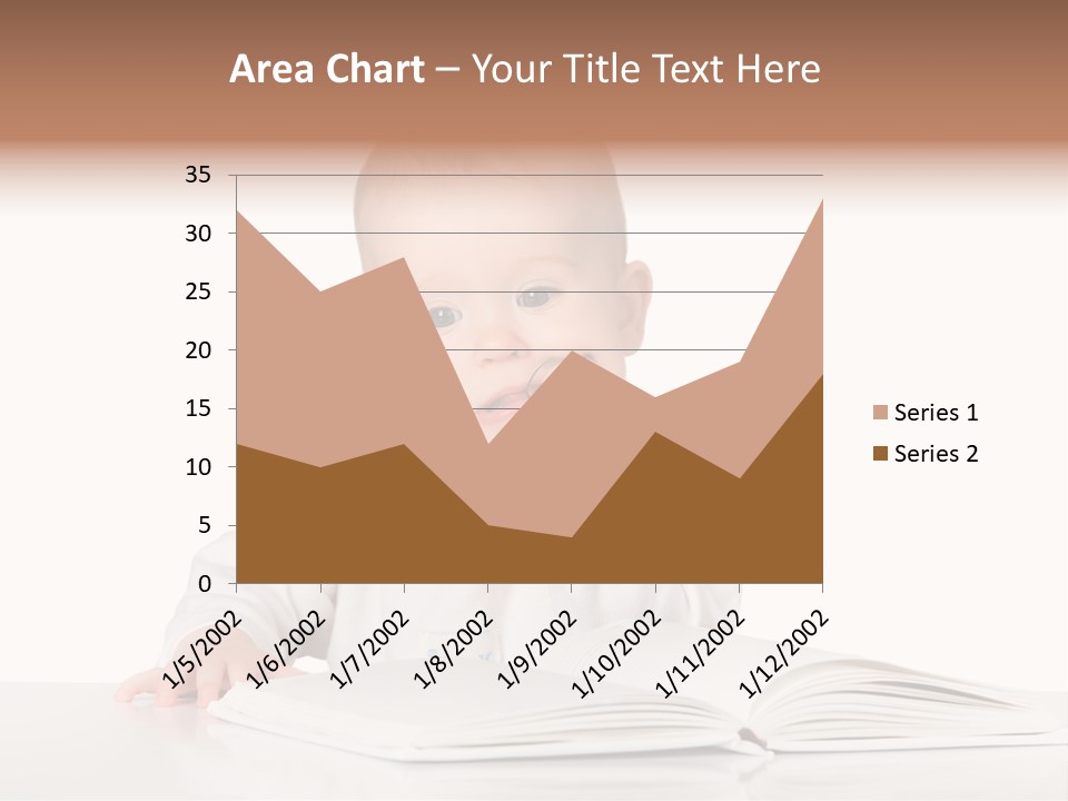 Isolated Infant Human PowerPoint Template