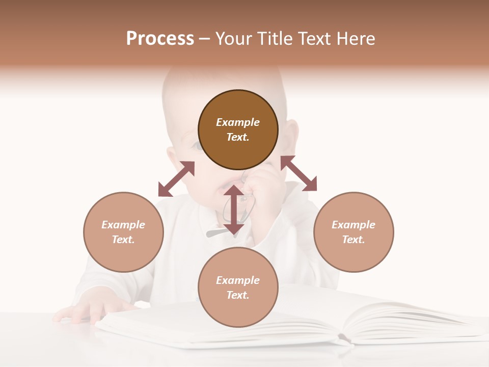 Isolated Infant Human PowerPoint Template