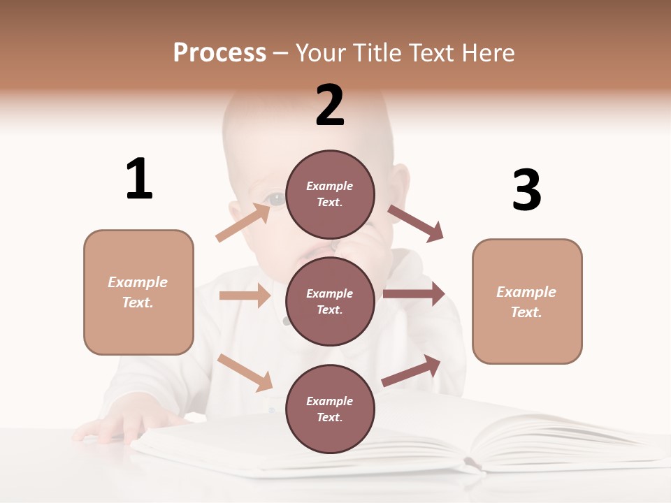 Isolated Infant Human PowerPoint Template