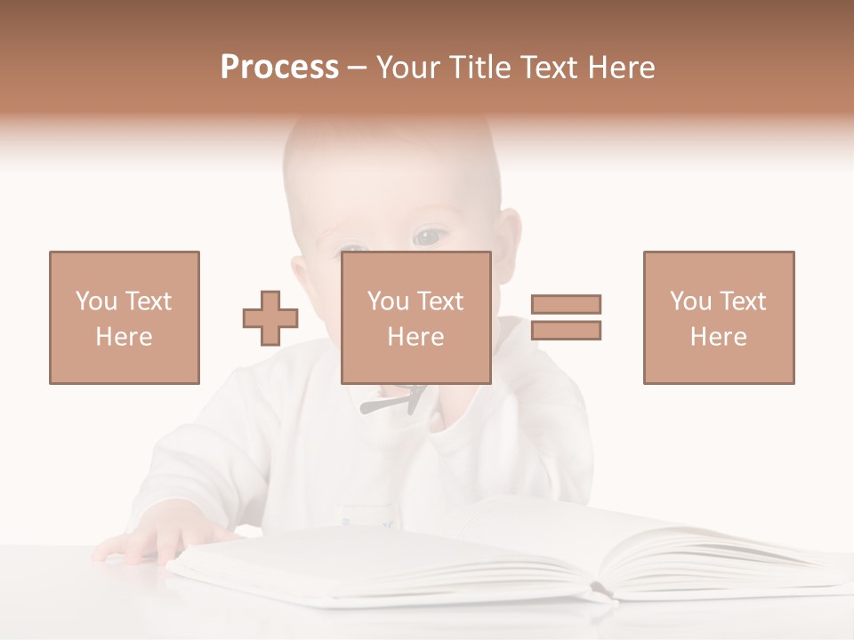 Isolated Infant Human PowerPoint Template