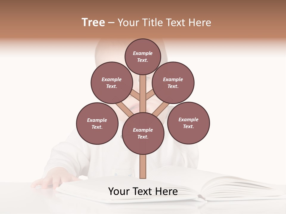 Isolated Infant Human PowerPoint Template