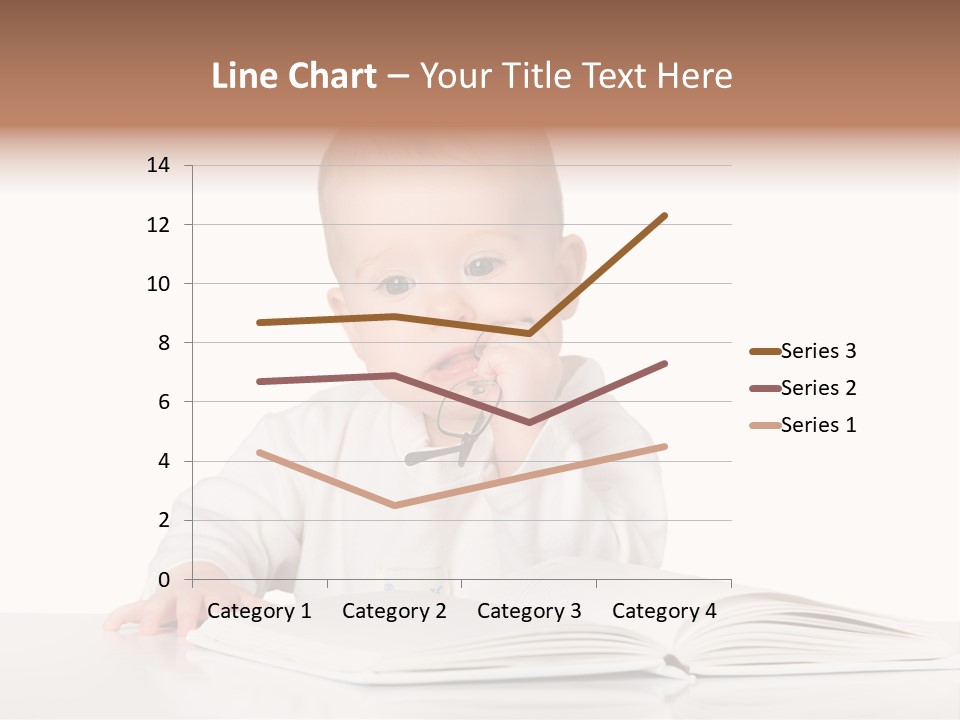 Isolated Infant Human PowerPoint Template