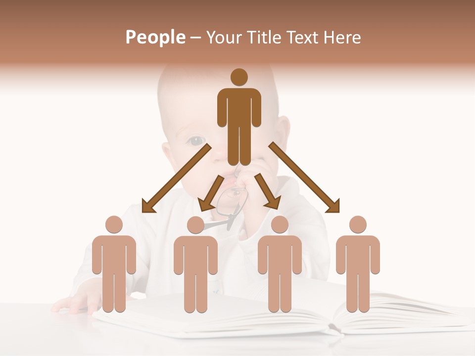 Isolated Infant Human PowerPoint Template