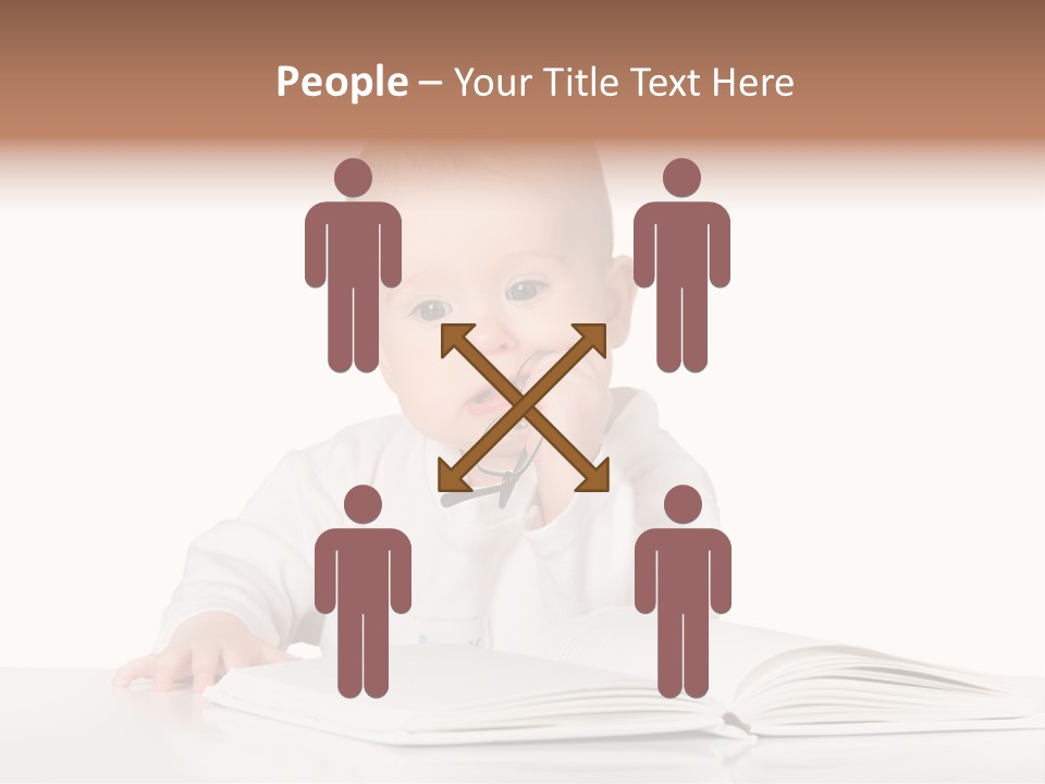 Isolated Infant Human PowerPoint Template