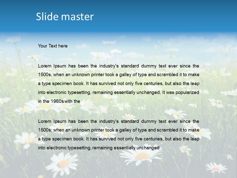 Entreprise Immeuble Plan PowerPoint Template