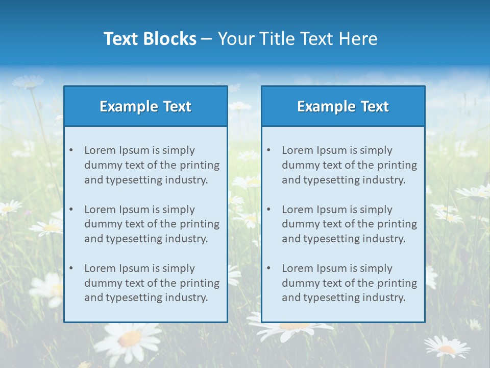 Entreprise Immeuble Plan PowerPoint Template