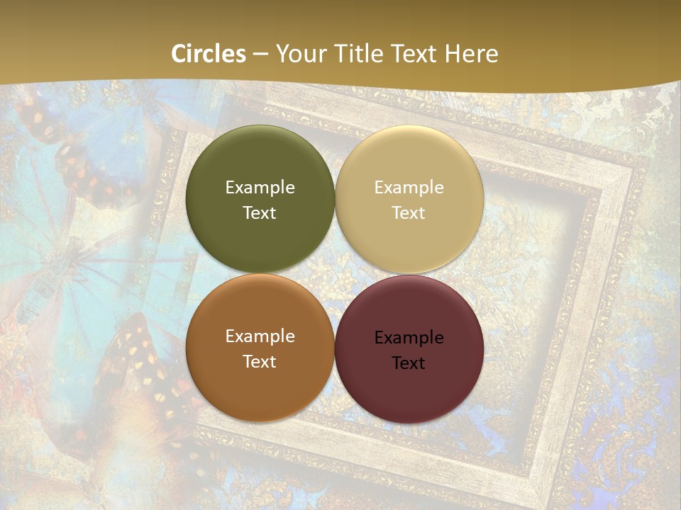 Gold Backdrop Texture PowerPoint Template