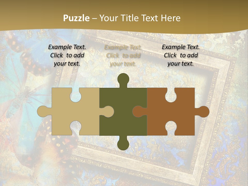 Gold Backdrop Texture PowerPoint Template