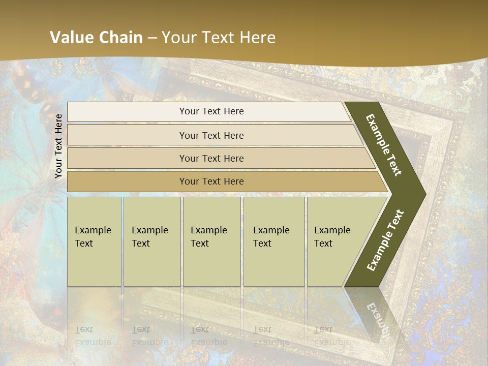 Gold Backdrop Texture PowerPoint Template