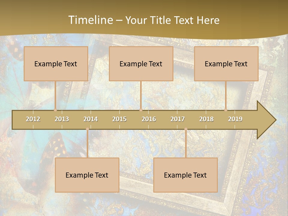 Gold Backdrop Texture PowerPoint Template