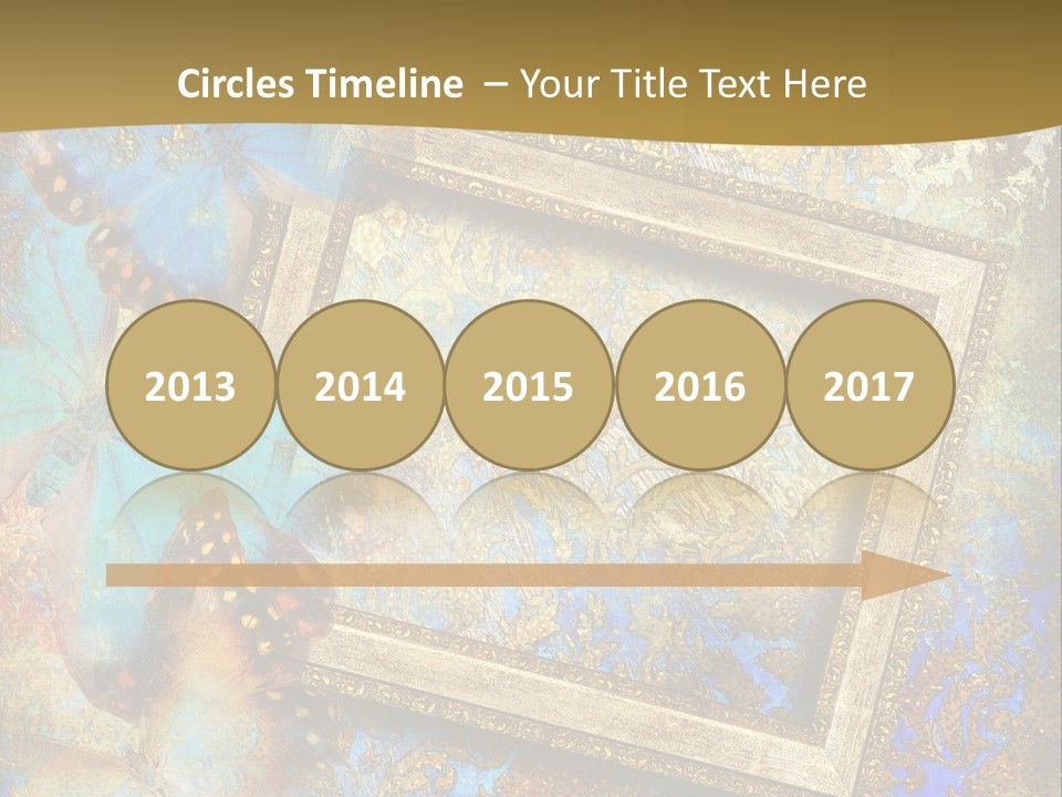 Gold Backdrop Texture PowerPoint Template