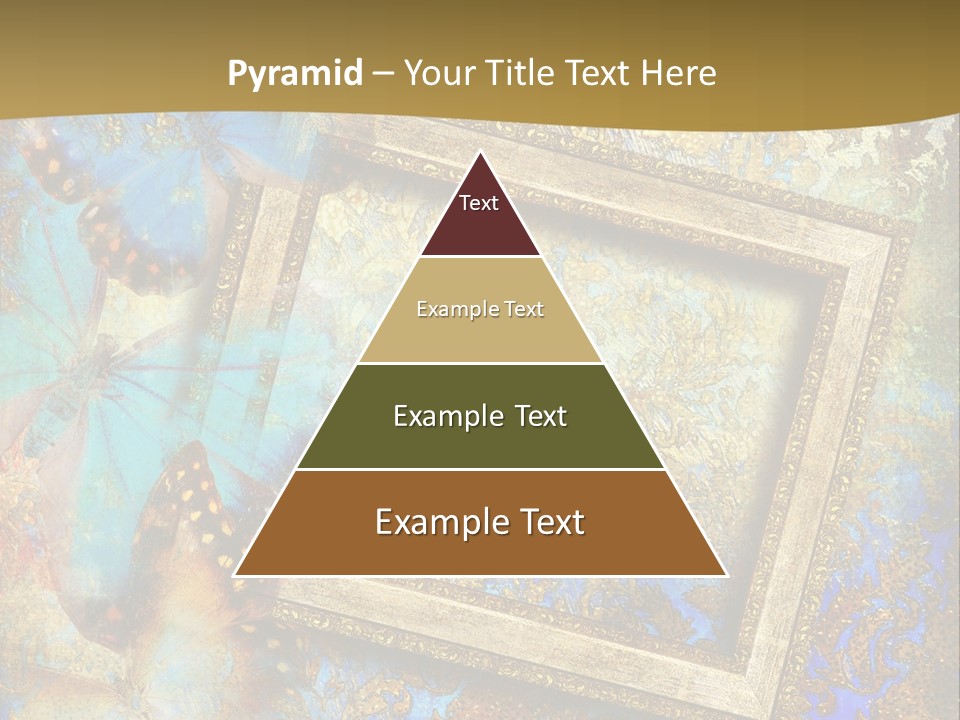 Gold Backdrop Texture PowerPoint Template