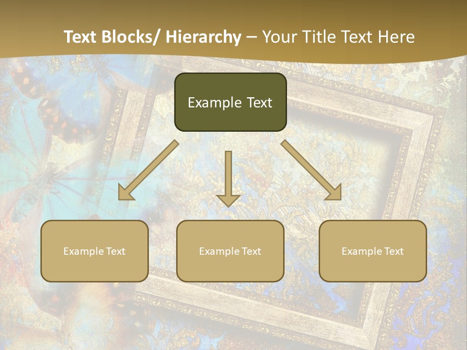 Gold Backdrop Texture PowerPoint Template