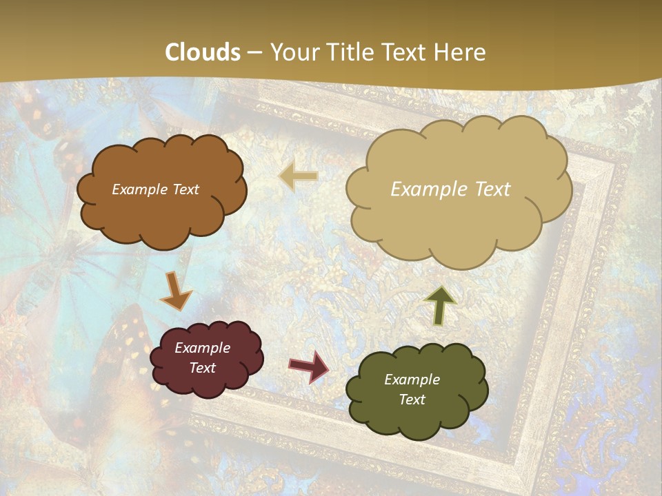 Gold Backdrop Texture PowerPoint Template