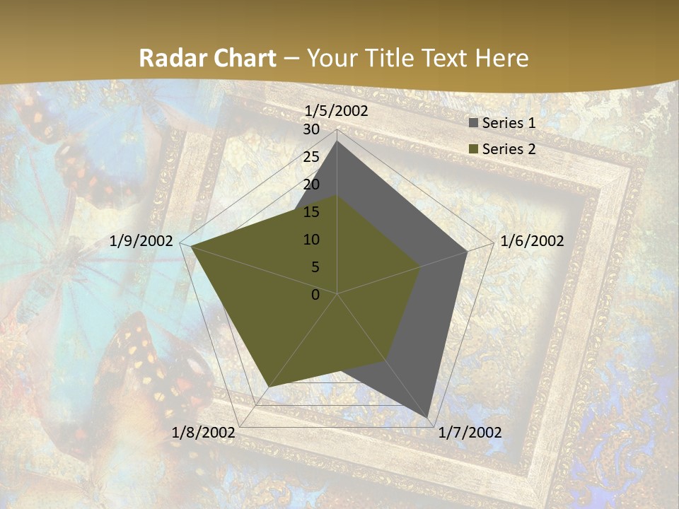 Gold Backdrop Texture PowerPoint Template