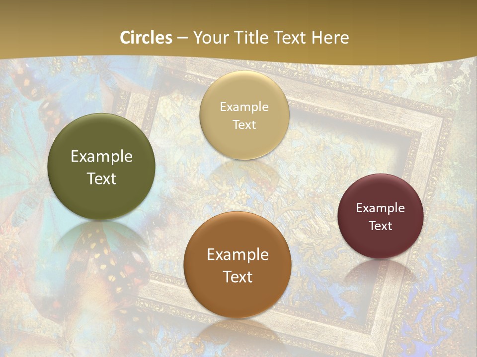 Gold Backdrop Texture PowerPoint Template