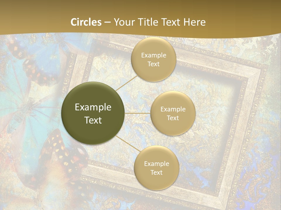 Gold Backdrop Texture PowerPoint Template