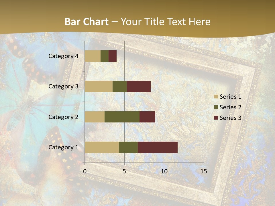 Gold Backdrop Texture PowerPoint Template