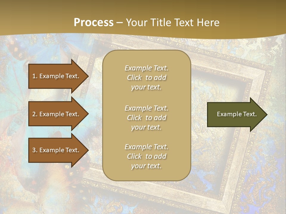 Gold Backdrop Texture PowerPoint Template