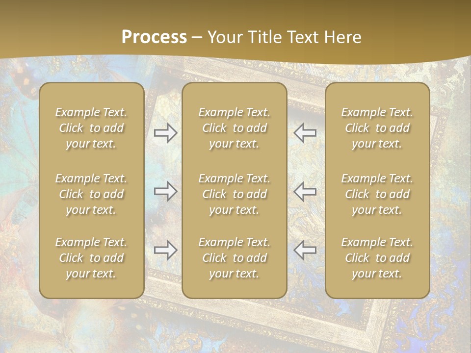 Gold Backdrop Texture PowerPoint Template