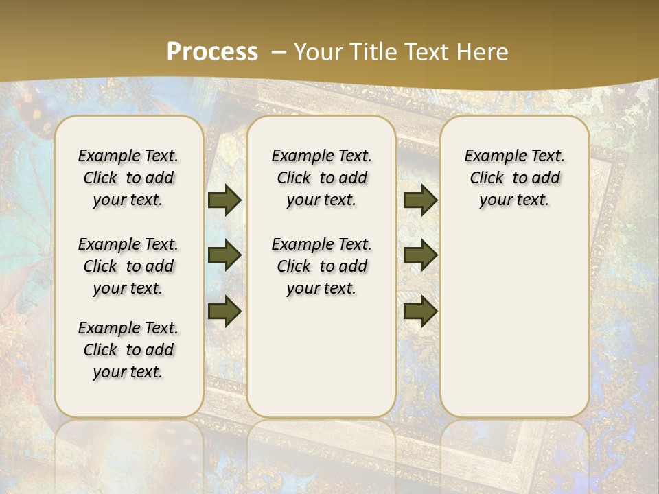 Gold Backdrop Texture PowerPoint Template