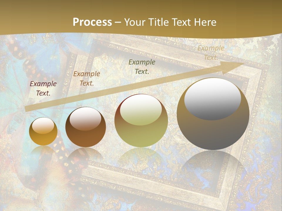 Gold Backdrop Texture PowerPoint Template