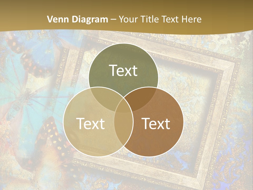 Gold Backdrop Texture PowerPoint Template