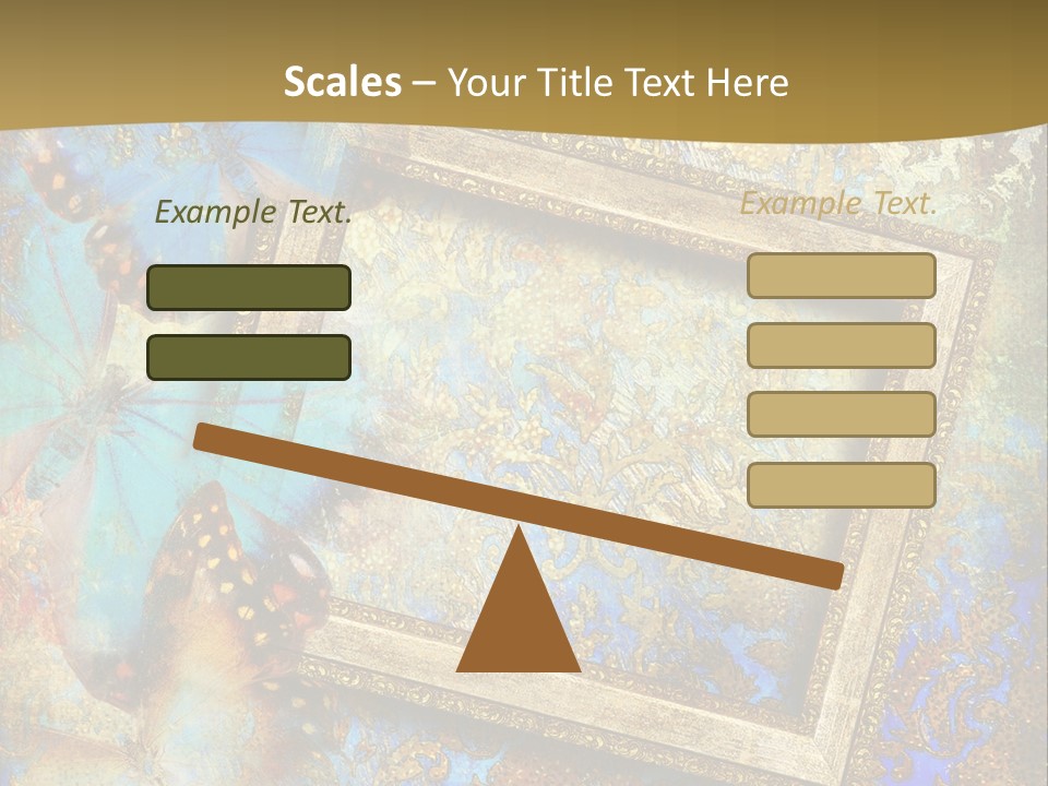 Gold Backdrop Texture PowerPoint Template