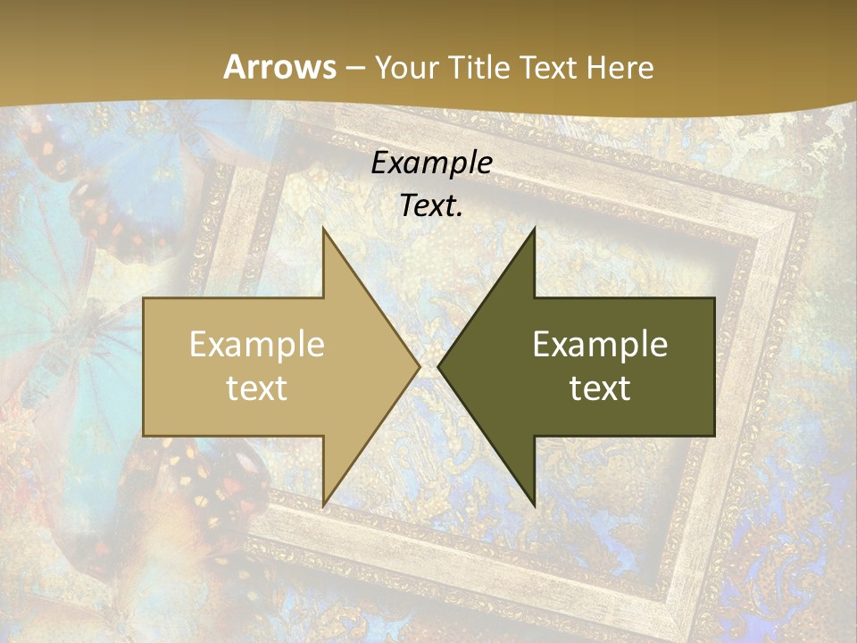 Gold Backdrop Texture PowerPoint Template