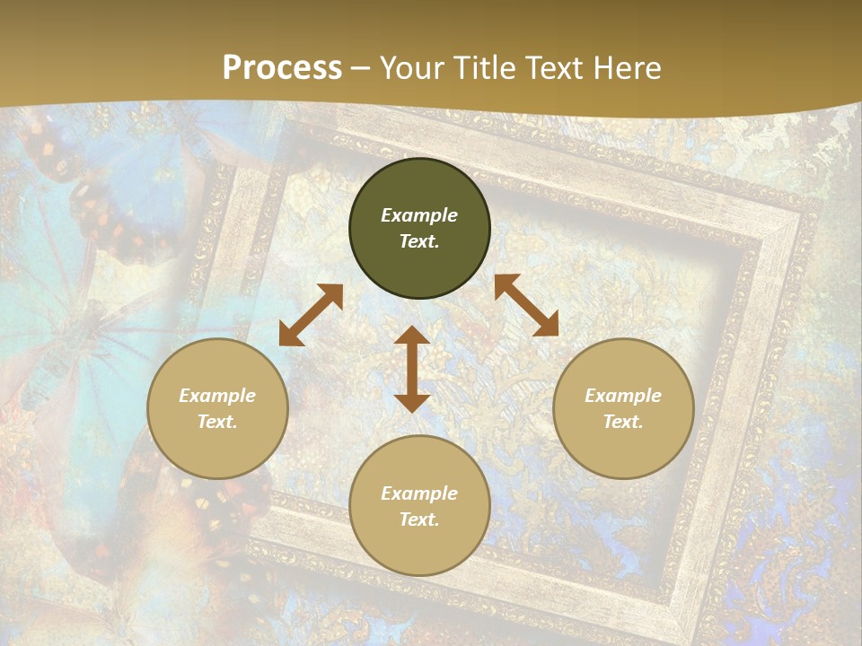 Gold Backdrop Texture PowerPoint Template