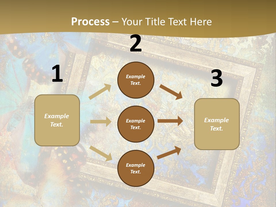 Gold Backdrop Texture PowerPoint Template