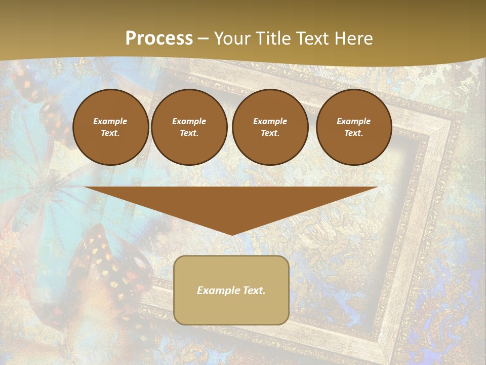 Gold Backdrop Texture PowerPoint Template