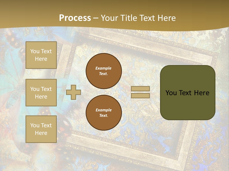 Gold Backdrop Texture PowerPoint Template