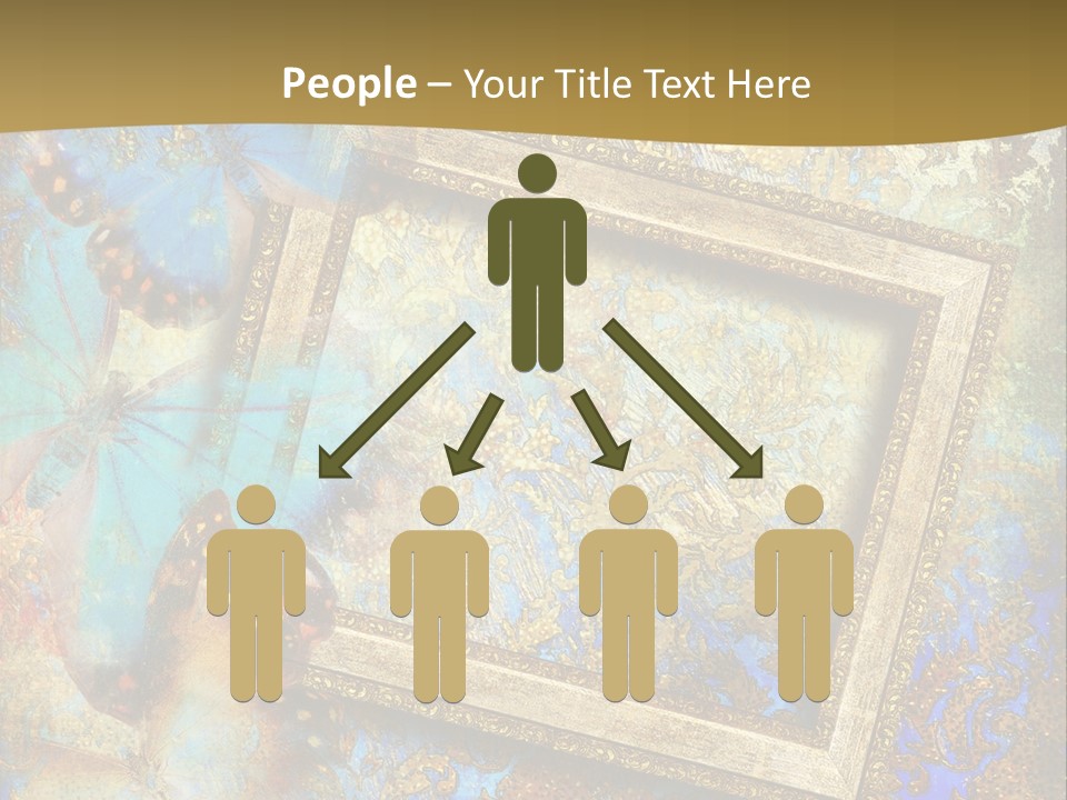 Gold Backdrop Texture PowerPoint Template