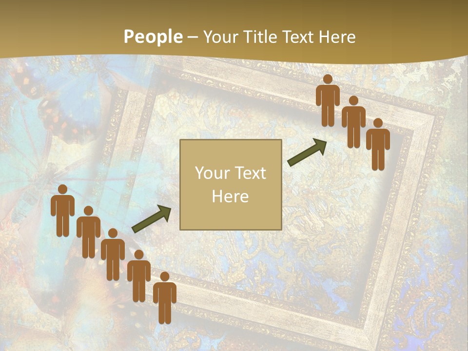 Gold Backdrop Texture PowerPoint Template