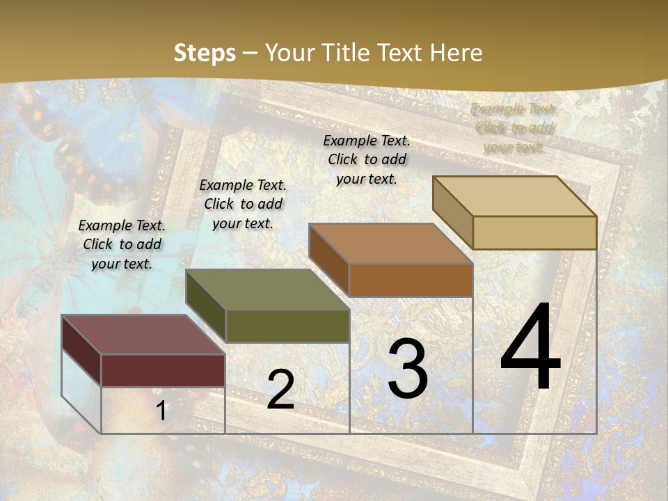 Gold Backdrop Texture PowerPoint Template