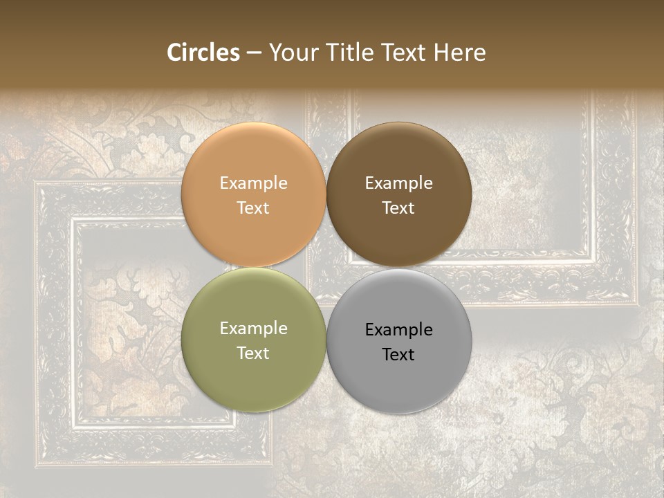 Silver Artwork Abstract PowerPoint Template