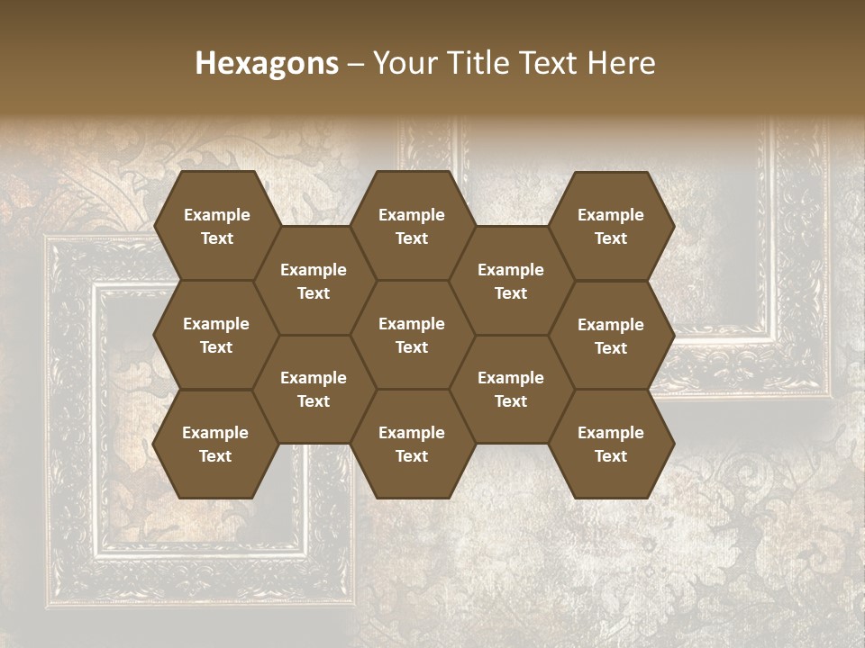 Silver Artwork Abstract PowerPoint Template